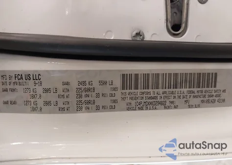 2019 Jeep Cherokee Limited 4X4 z USA, uszkodzony, nr VIN 1C4PJMDXXKD294822